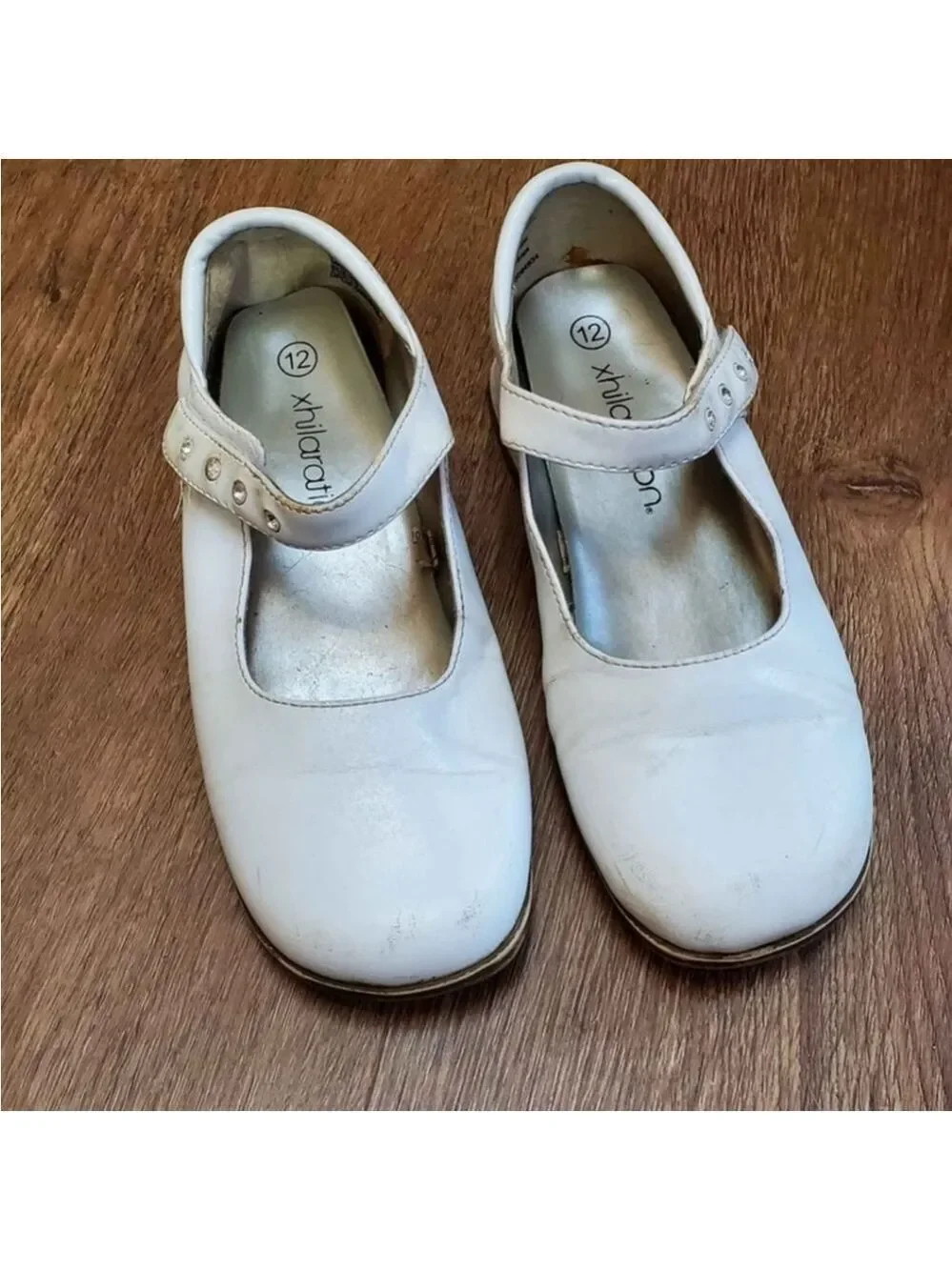 Girls White Dress Shoes Size 12 Xhilaration